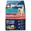 ONTARIO Dog Adult Large Fish & Rice 2,25kg