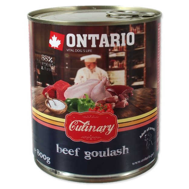 Konzerva ONTARIO Culinary Beef Goulash 800g