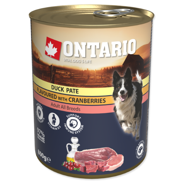 Picture of Konzerva ONTARIO Dog Duck Pate Flavoured With Cranberries